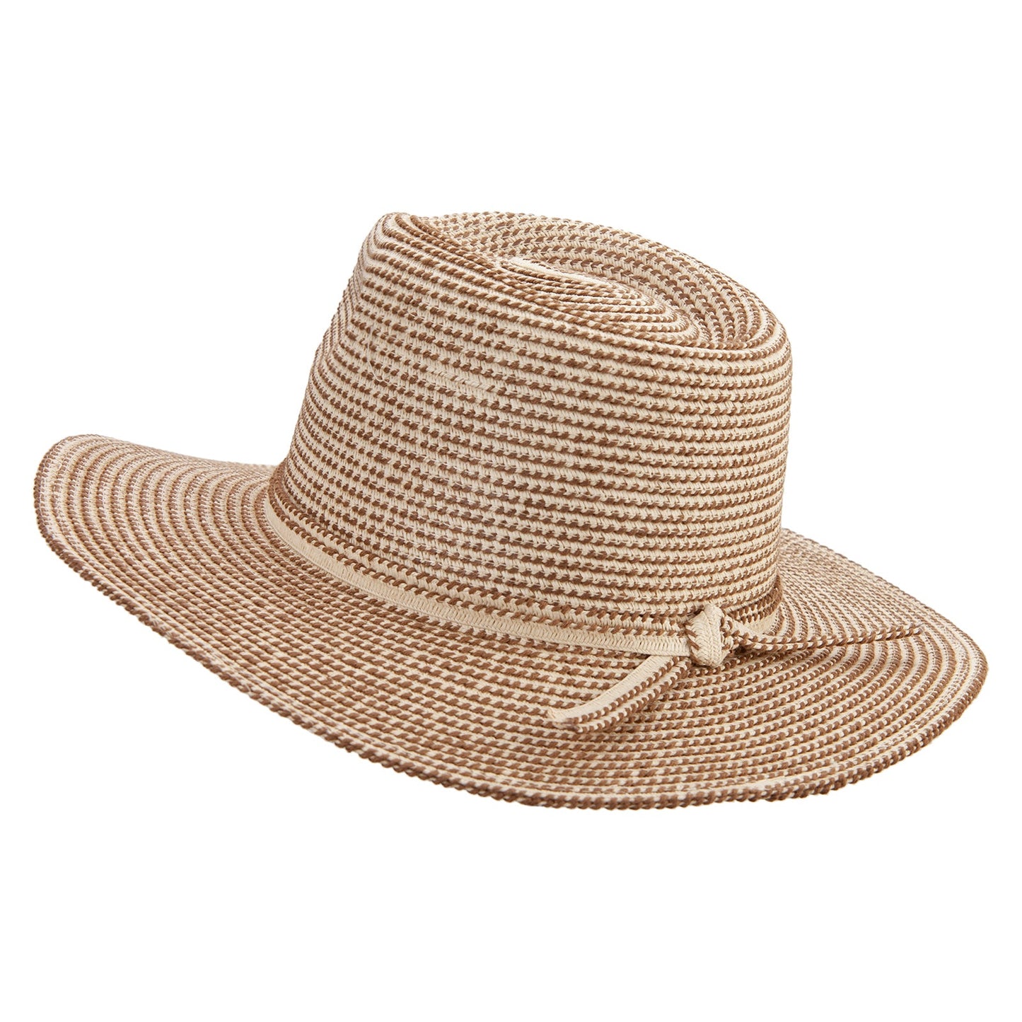 Women's Cotton Overstitching Fedora Hat