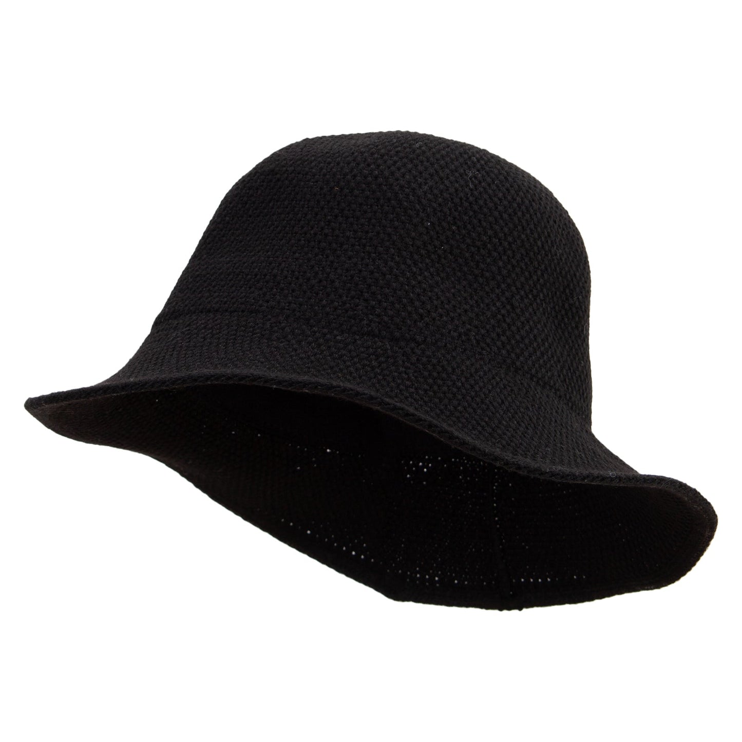 Women's 3" Brim Cotton Knit Bucket Hat