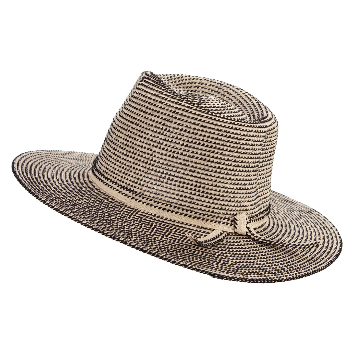 Women's Cotton Overstitching Fedora Hat