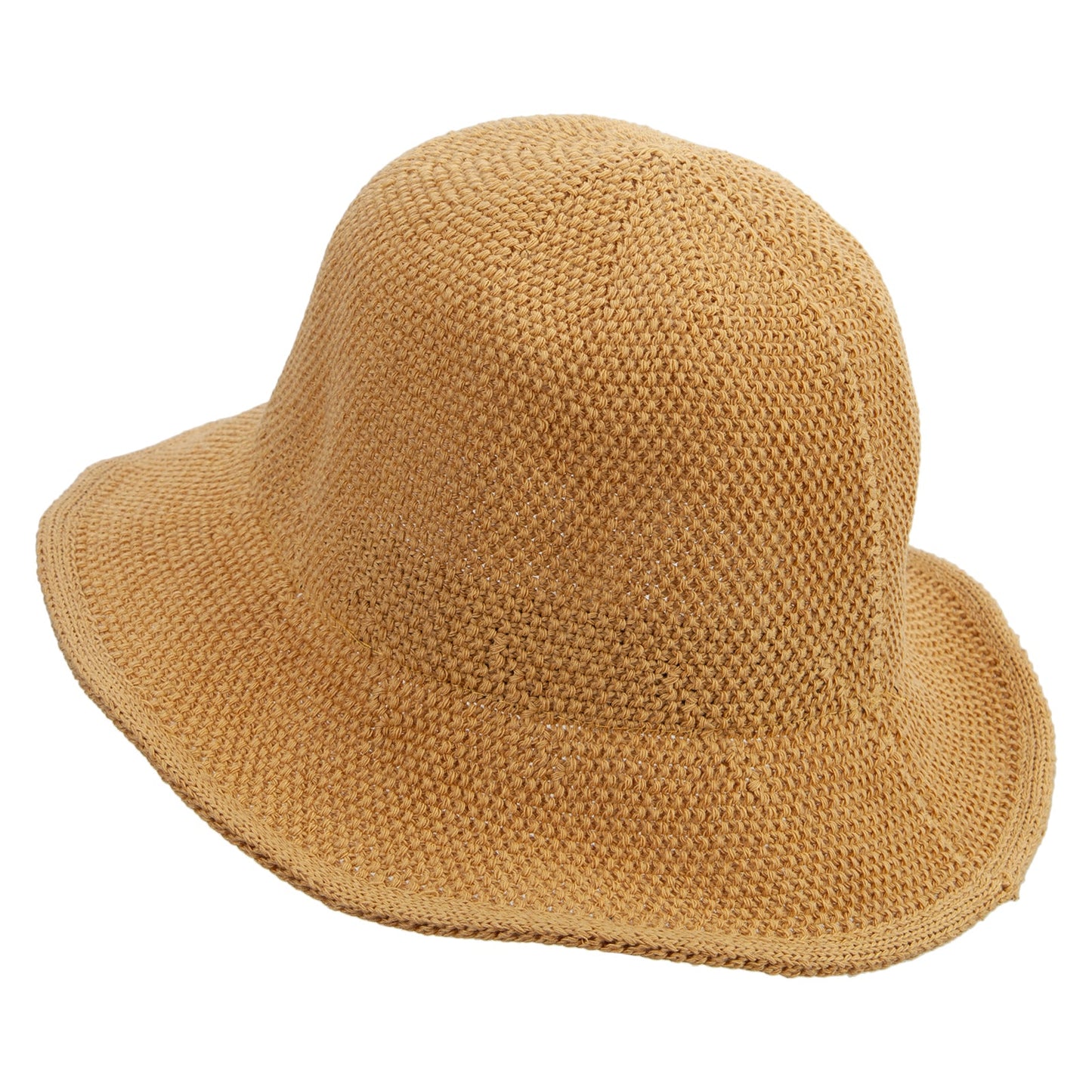 Women's 3" Brim Cotton Knit Bucket Hat