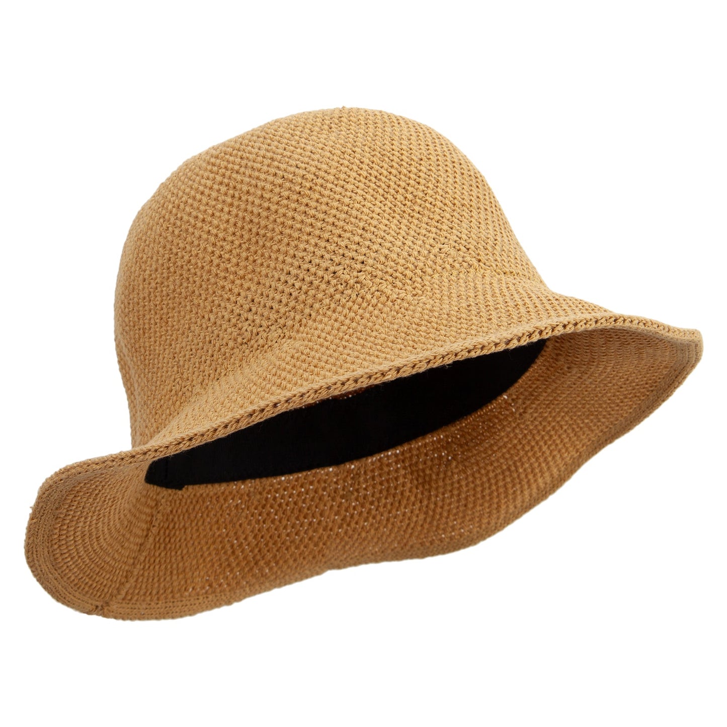 Women's 3" Brim Cotton Knit Bucket Hat