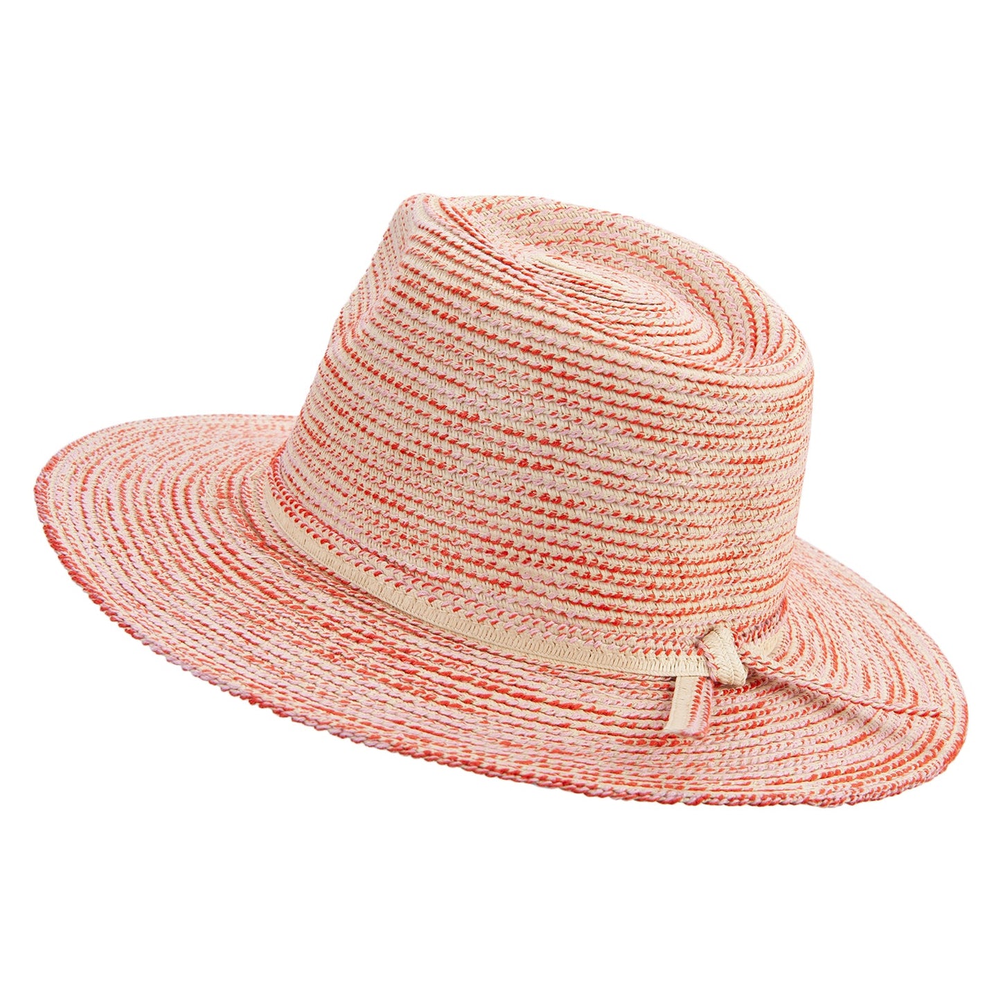 Women's Cotton Overstitching Fedora Hat