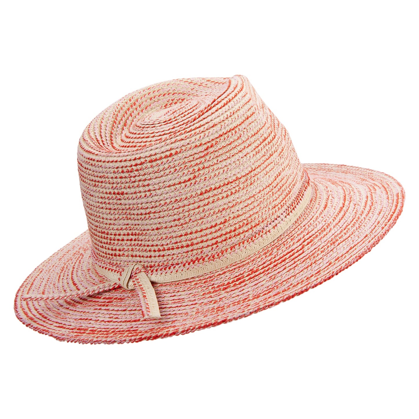 Women's Cotton Overstitching Fedora Hat