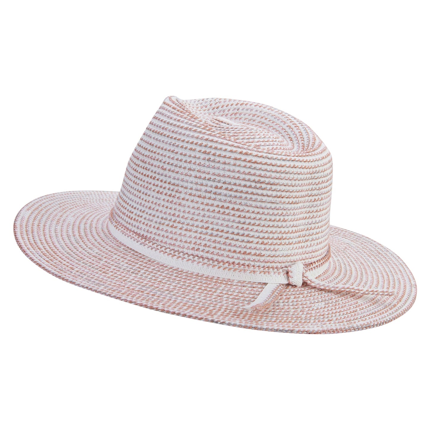 Women's Cotton Overstitching Fedora Hat