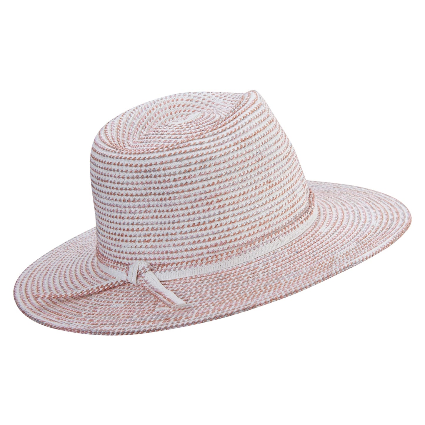 Women's Cotton Overstitching Fedora Hat