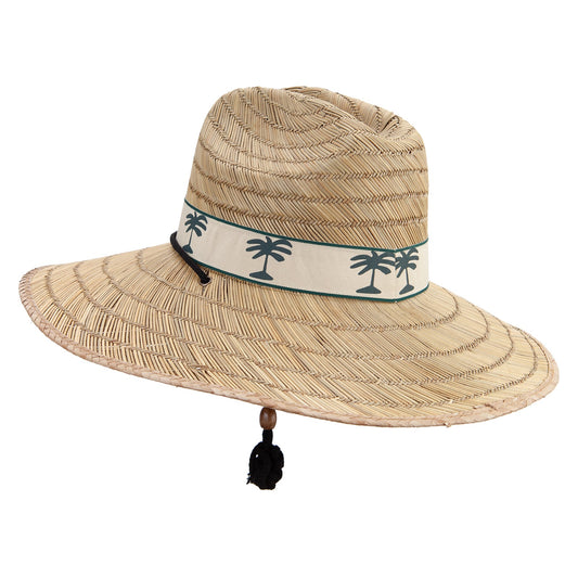 Palm Tree Band Straw Hat