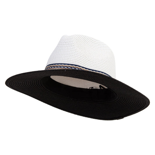 Women's Two Tone Fedora Hat
