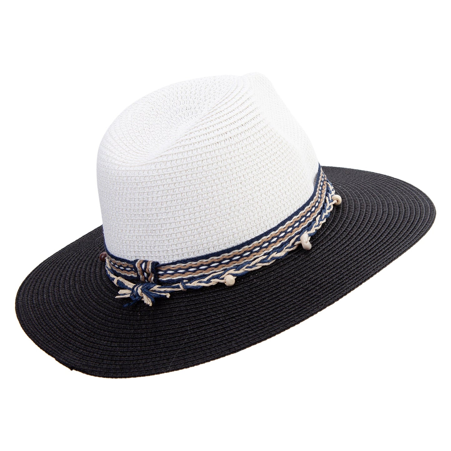 Women's Two Tone Fedora Hat
