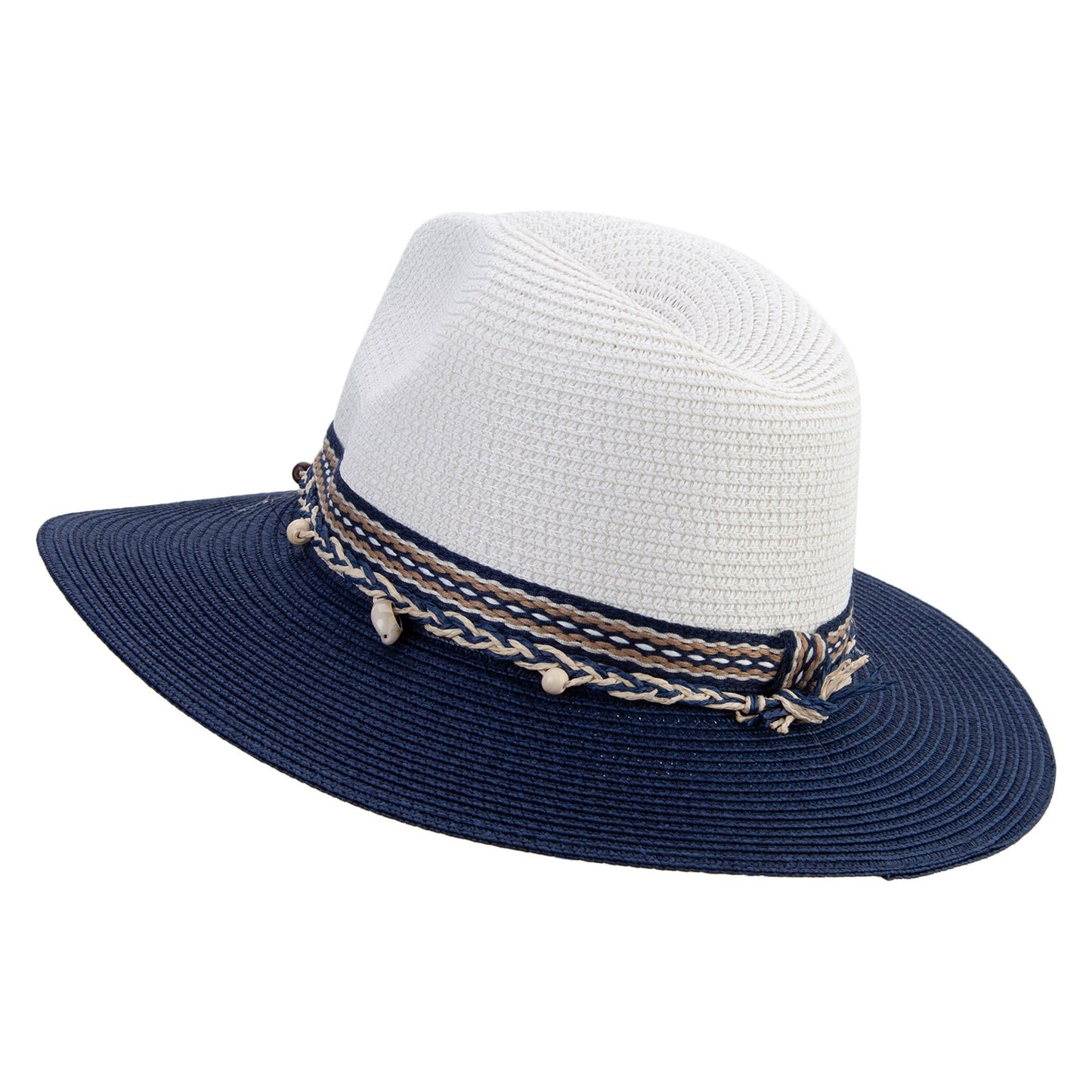 Women's Two Tone Fedora Hat