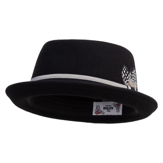 Woolfelt Upbrim Fedora with Feather