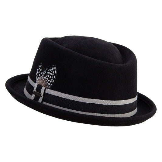 Woolfelt Upbrim Fedora with Feather