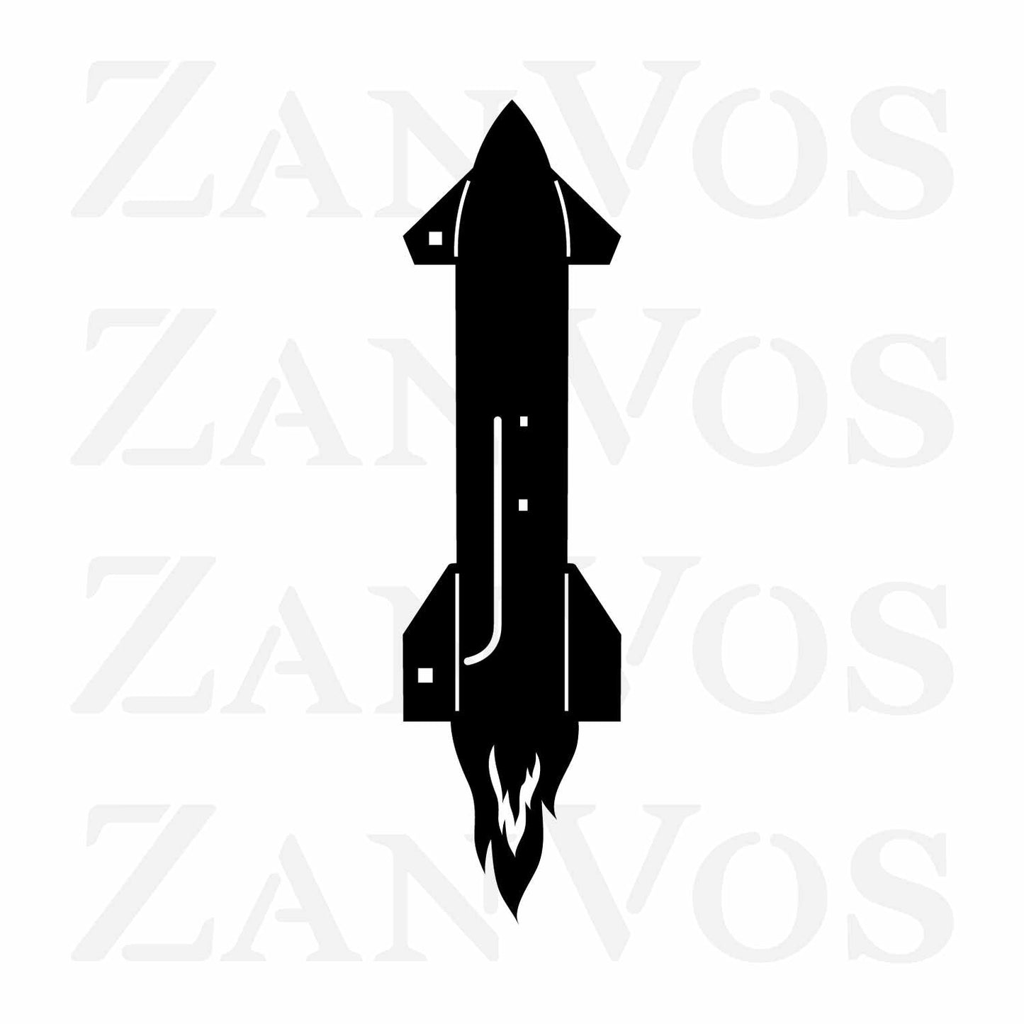 Spaceship Wall Art V2