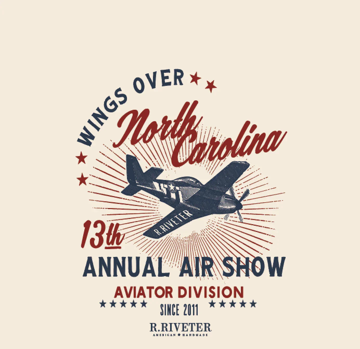 Air Show Kids Natural T Shirt