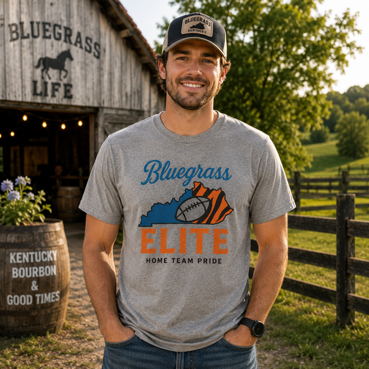 Bluegrass Elite Hometown Pride T-Shirt | Kentucky Culture & Community | Premium Tri-Blend