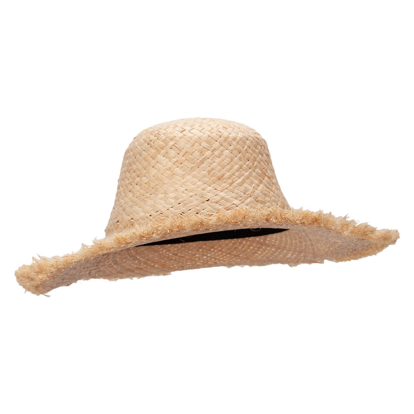 Women's Short Fringed Brim Hat
