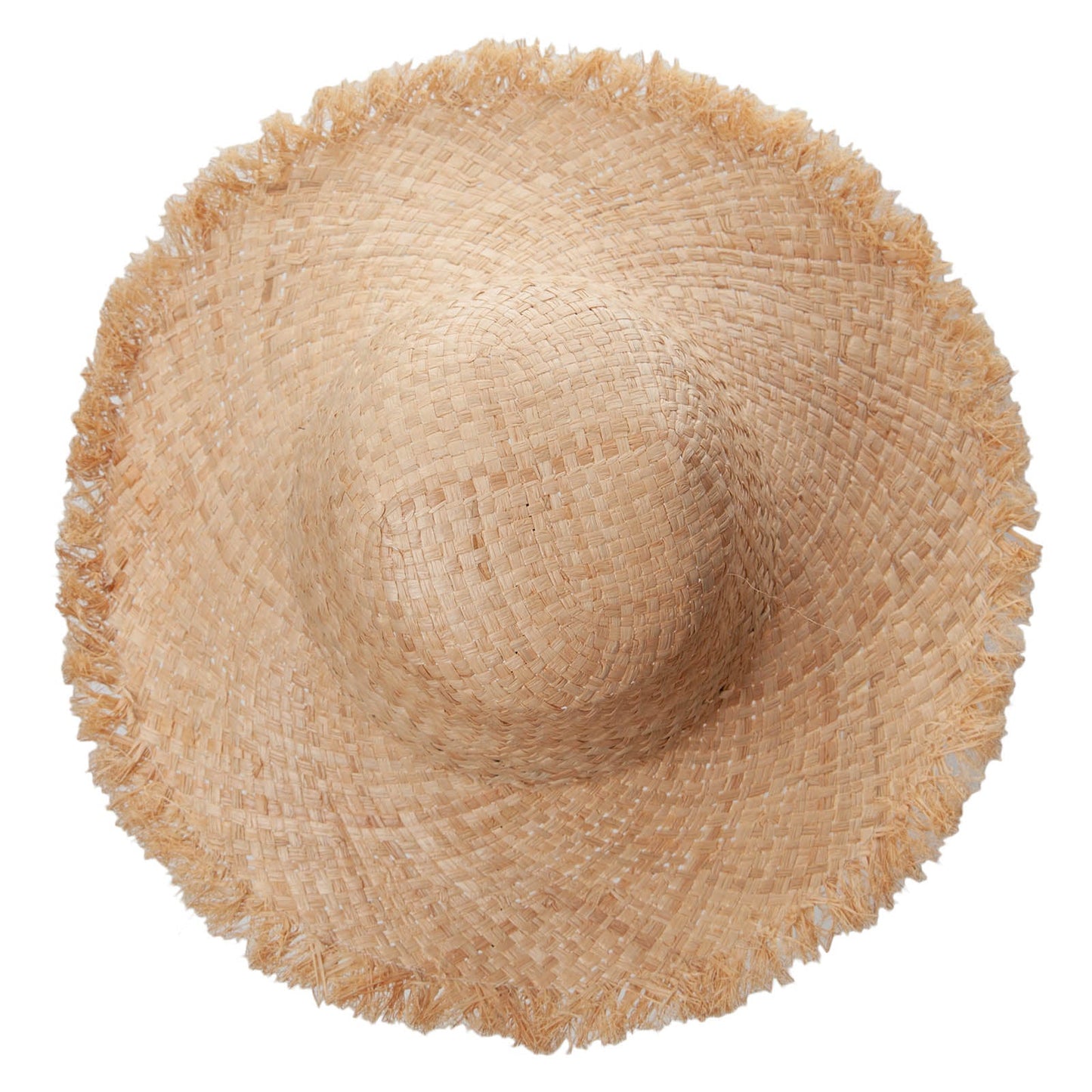 Women's Short Fringed Brim Hat