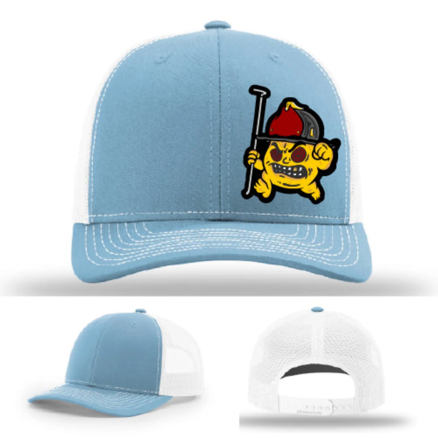 Backdraft Bastard Firefighter Leather Patch Hat