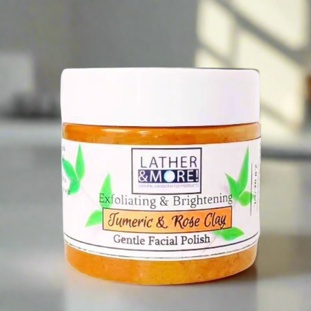 Turmeric and Rose Clay Facial Polish