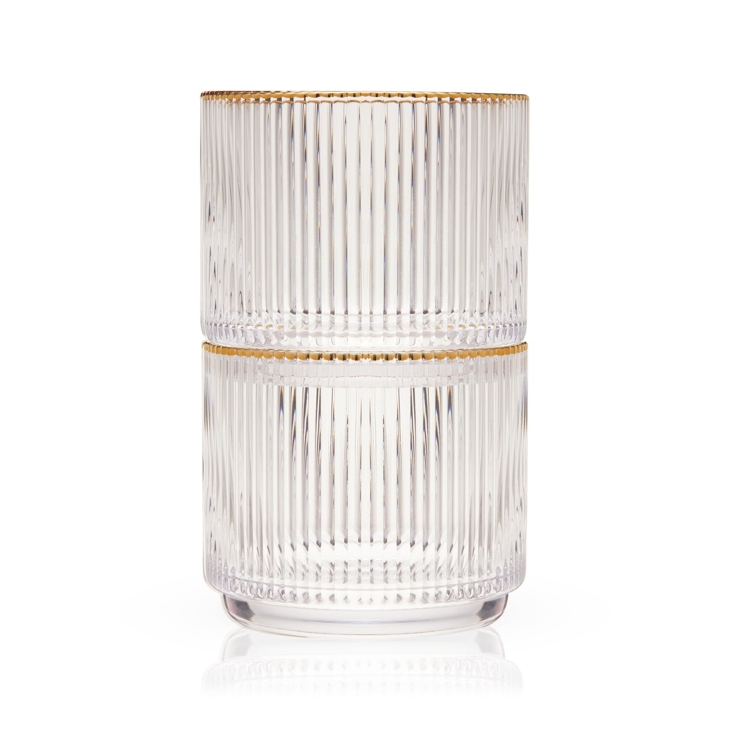 Meridian Crystal Lowball Tumblers Set of 2