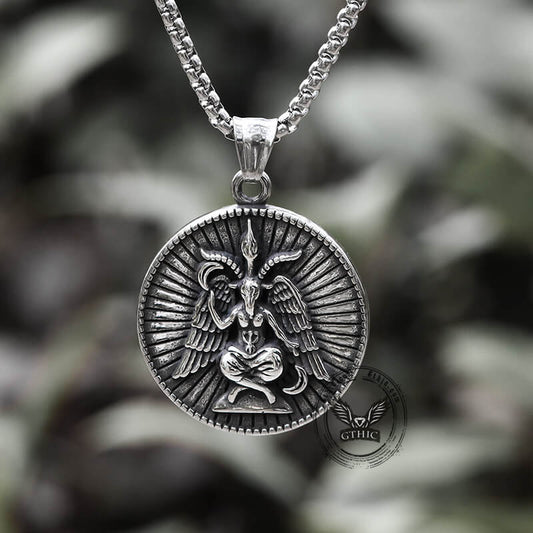 Baphomet Goat Stainless Steel Satanic Pendant