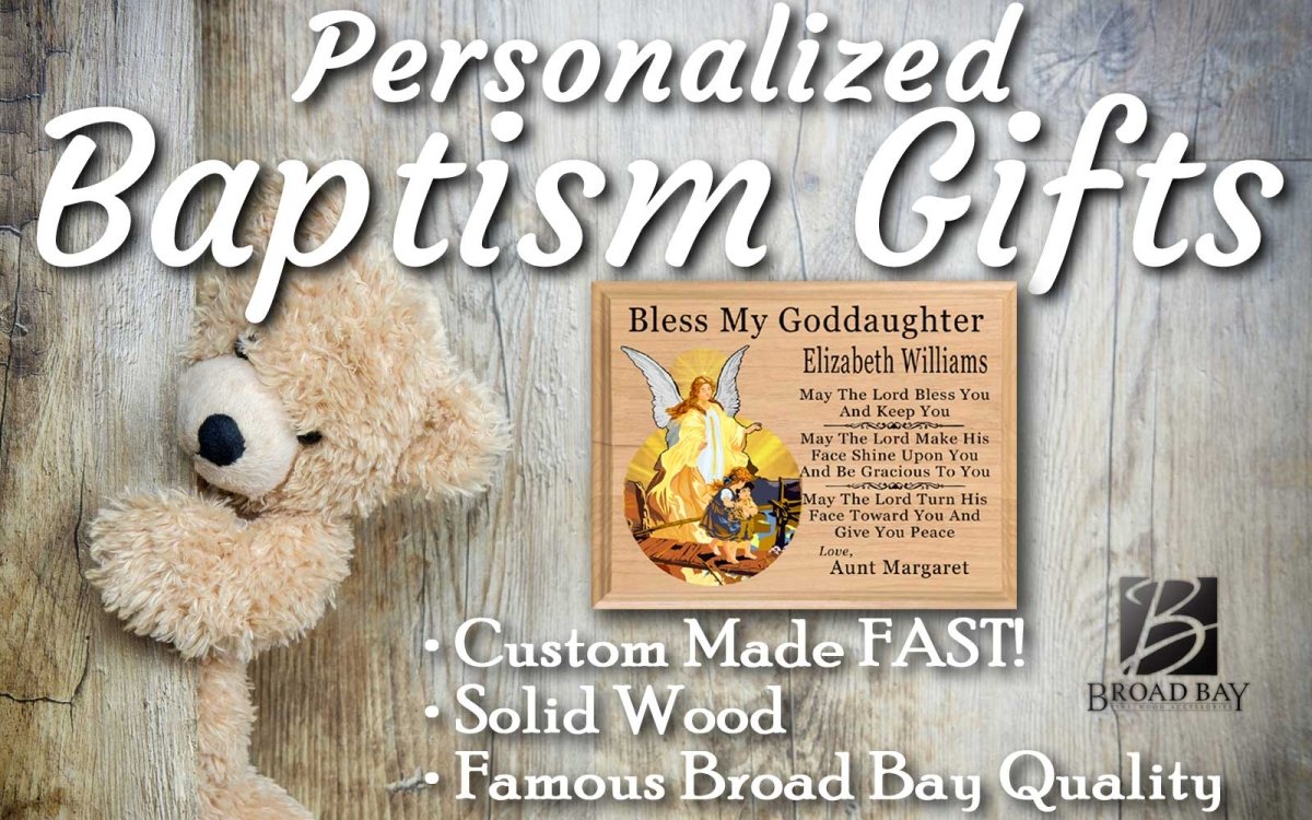 Baptism Gift for Godson or Goddaughter From Godparent for Godchild