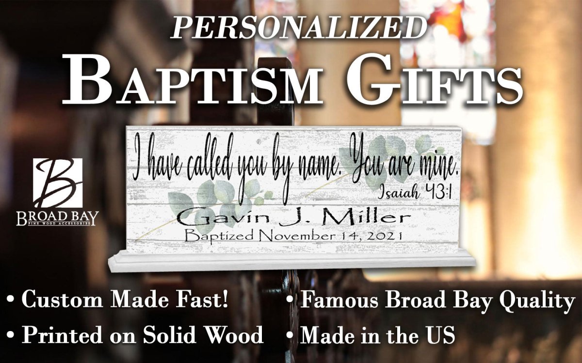 Baptism Gift Personalized For Boys Or Girls - I Have Called You By Name