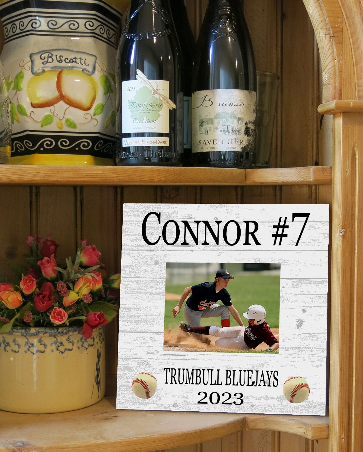 Baseball Award Recognition Photo Plaque - Senior Season Year End Gift, Coach or MVP 10.5x10.5 Inches