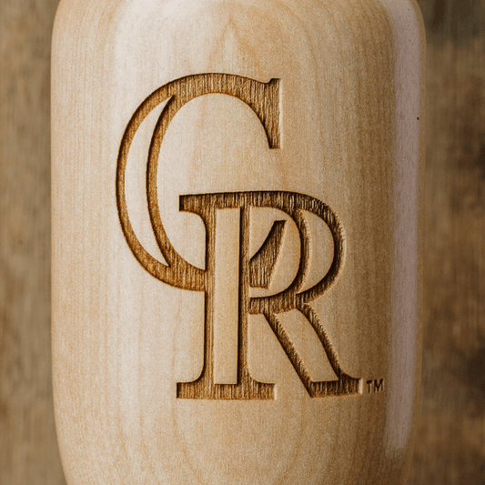 Colorado Rockies "CR" Wined Up® | Baseball Bat Wine Mug Collective