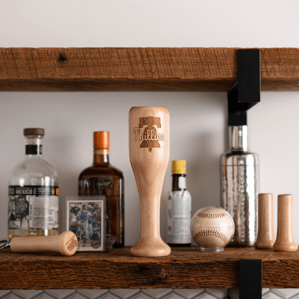 Philadelphia Phillies Wined Up®| Baseball Bat Wine Mug Collective