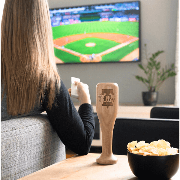 Philadelphia Phillies Wined Up®| Baseball Bat Wine Mug Collective
