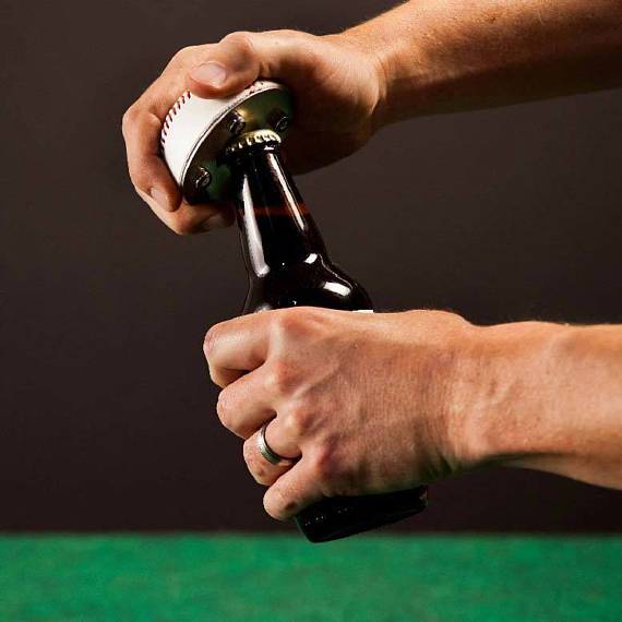 Boston Baseball Bottle Opener