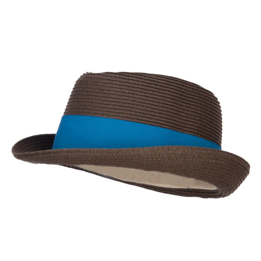 UPF 50+ Wide Band Braid Fedora
