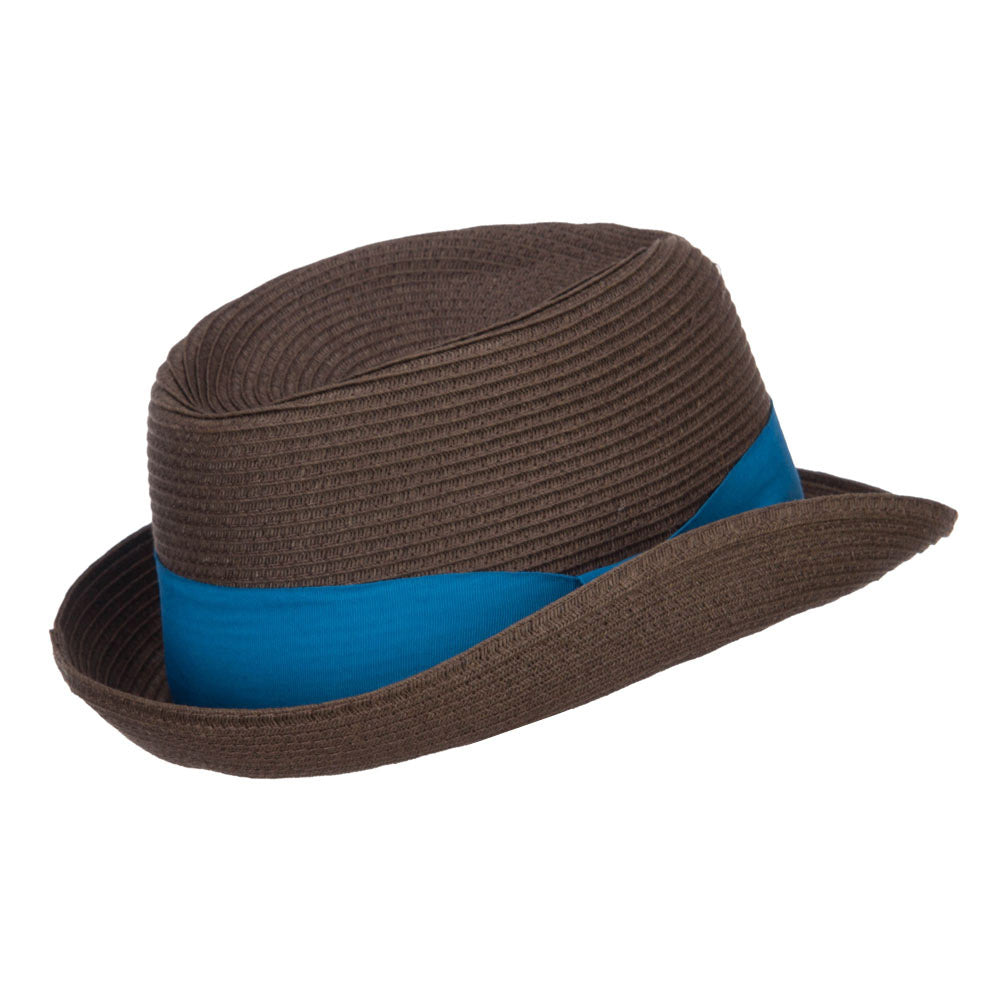 UPF 50+ Wide Band Braid Fedora