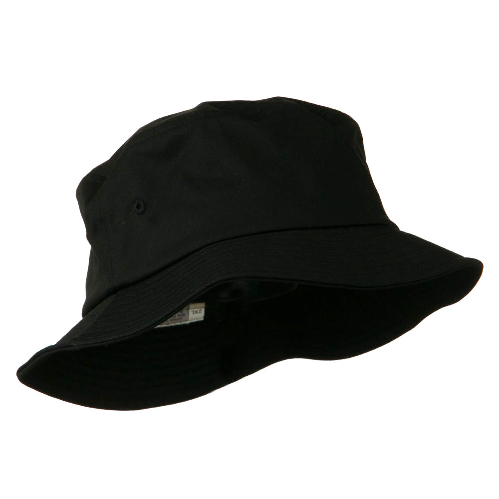 Big Size Cotton Blend Twill Bucket Hat