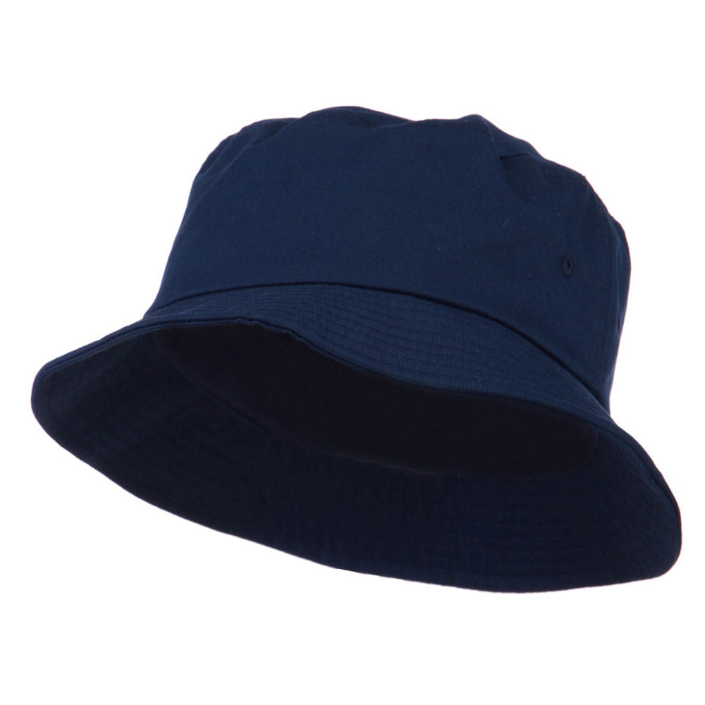 Big Size Cotton Blend Twill Bucket Hat
