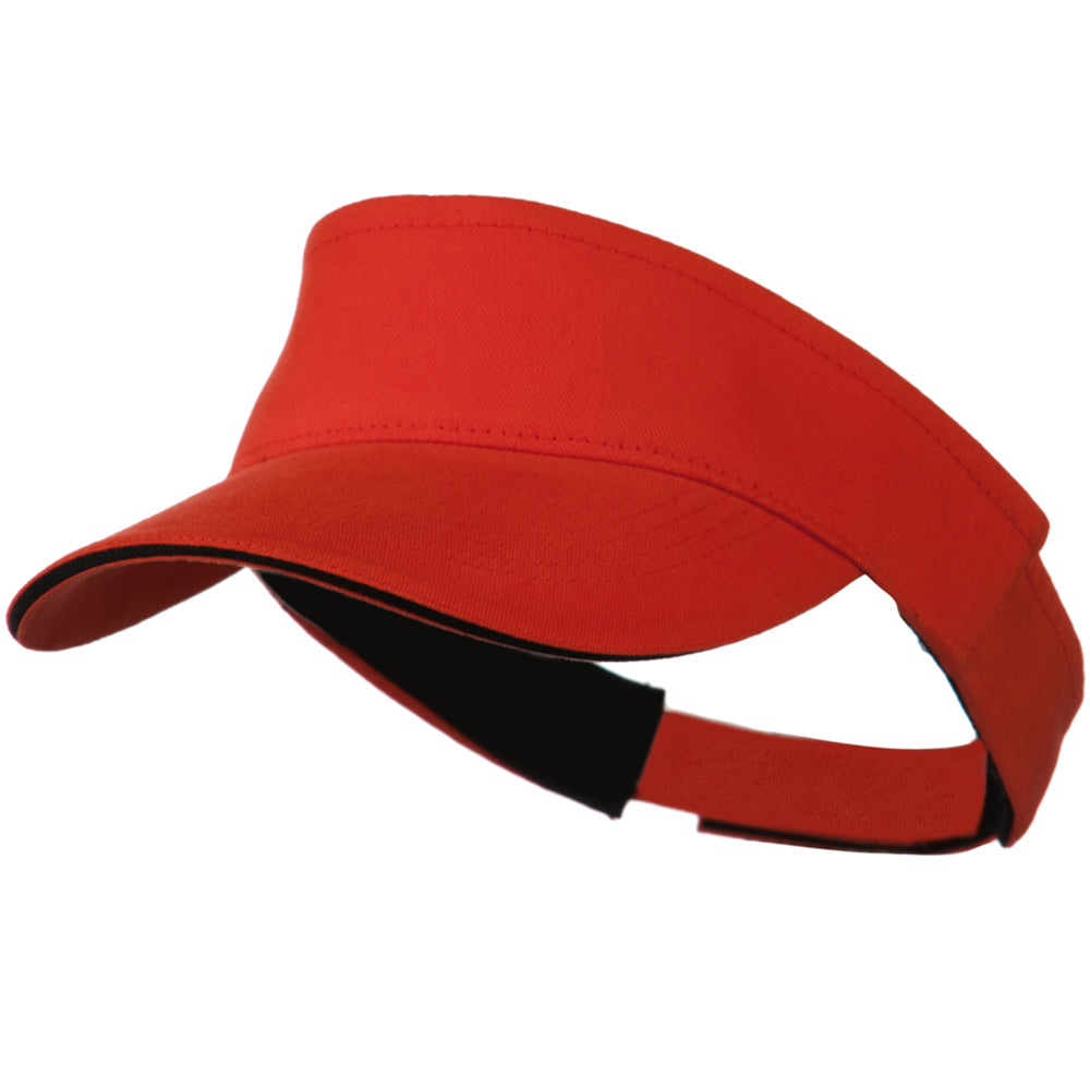 Brushed Cotton Sandwich Visor