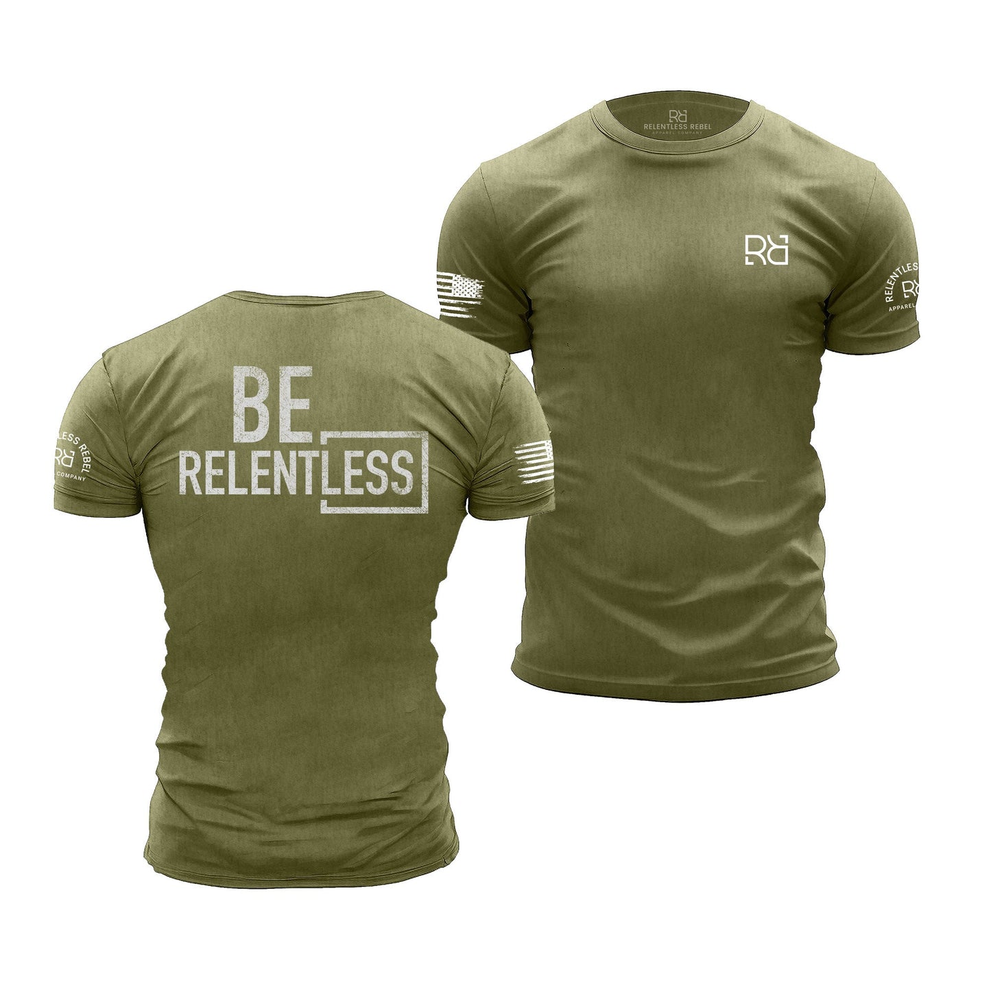 Be Relentless | Blue | W | Premium Men's Tee