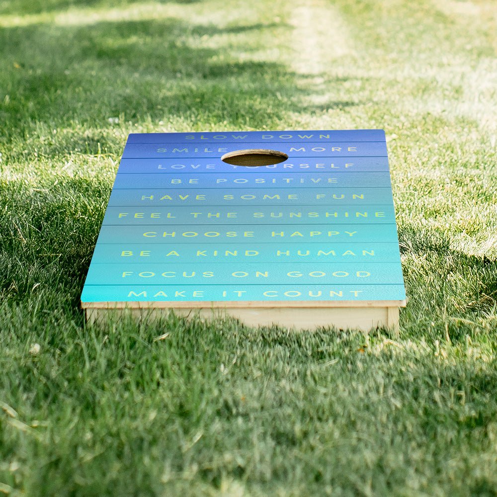 Be Your Best Star Cornhole Boards