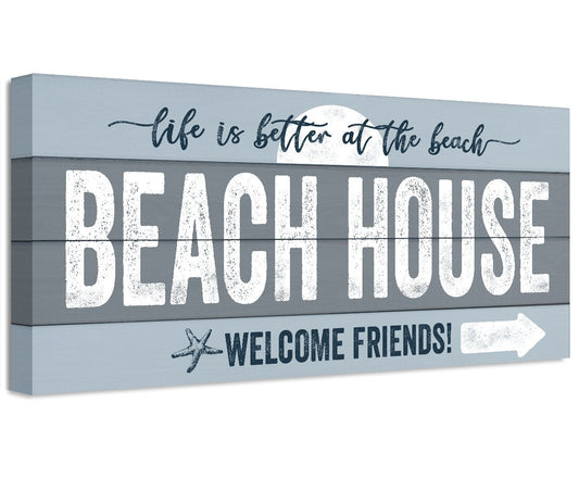 Beach House - Canvas