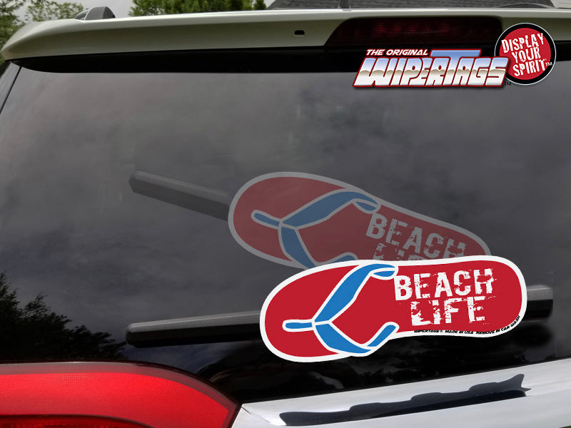 Beach Life Sandals WiperTags