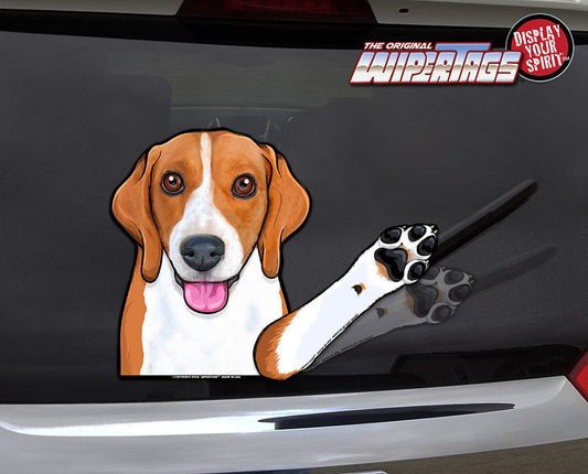 Benny the Beagle Waving Dog WiperTags