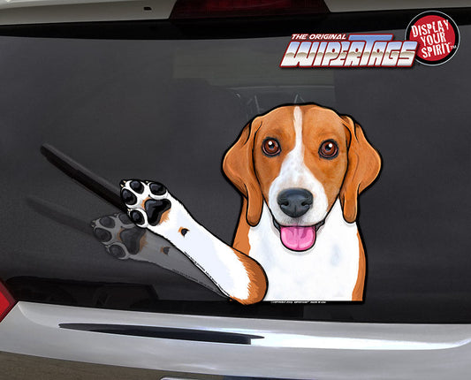 Benny the Beagle Waving Dog WiperTags