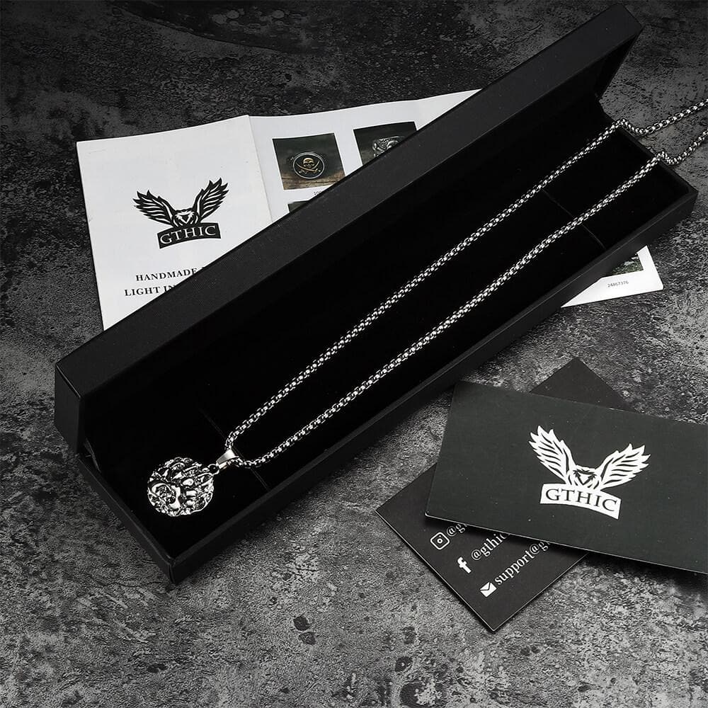 Bear Claw Amulet Stainless Steel Viking Necklace