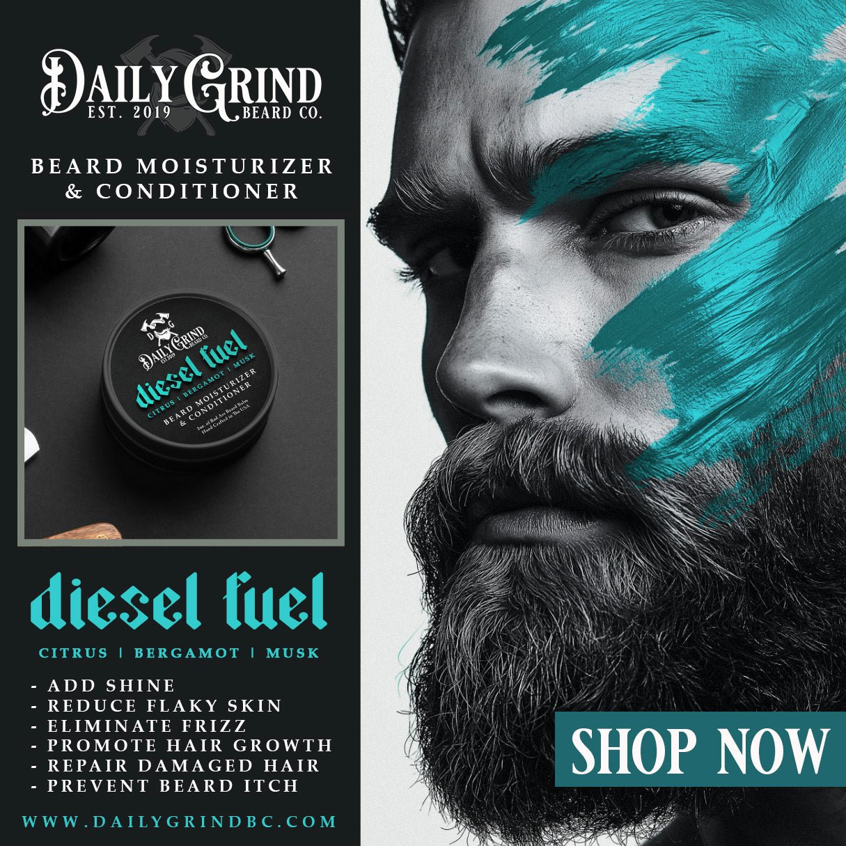 Beard Balm - Diesel Fuel Beard Moisturizer & Conditioner