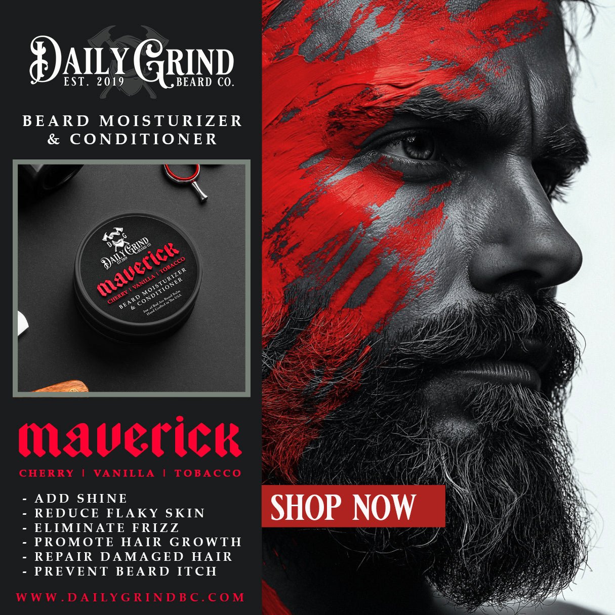 Beard Balm - Maverick Beard Moisturizer & Conditioner