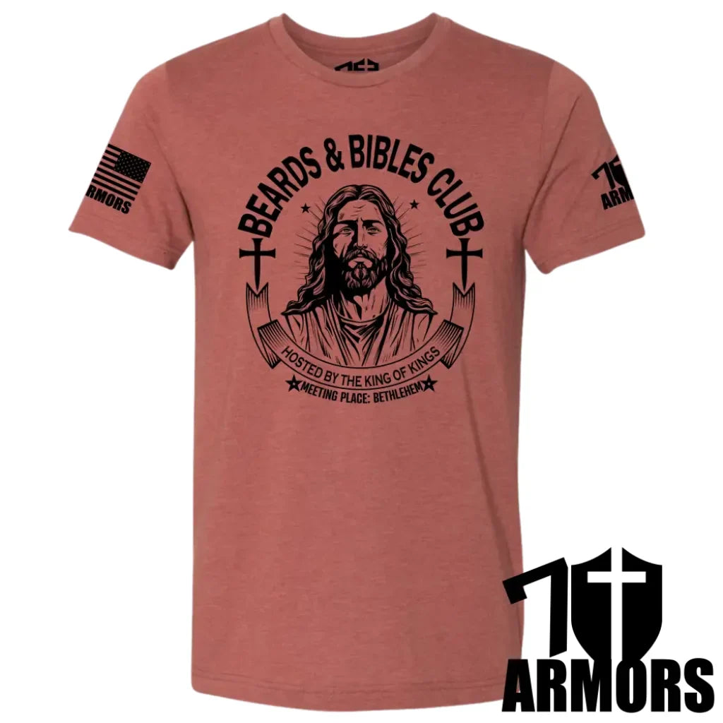 BEARDS AND BIBLES CLUB T-SHIRT