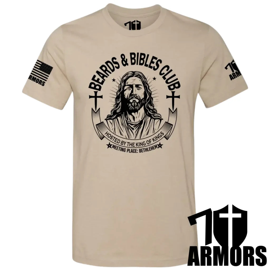 BEARDS AND BIBLES CLUB T-SHIRT