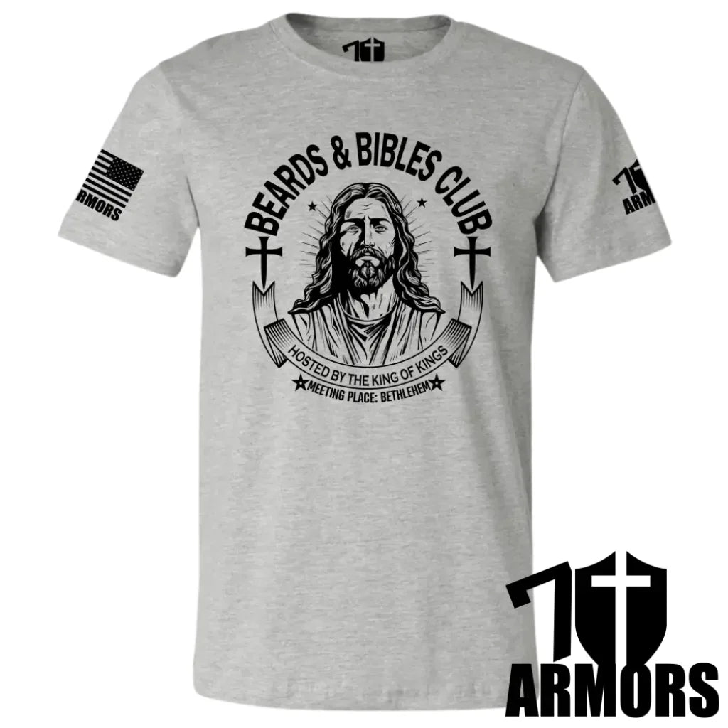 BEARDS AND BIBLES CLUB T-SHIRT