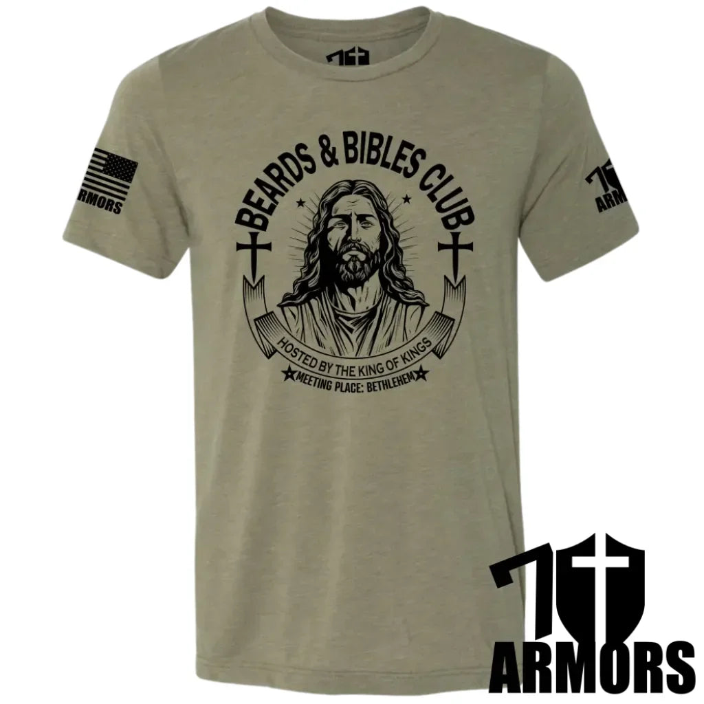 BEARDS AND BIBLES CLUB T-SHIRT