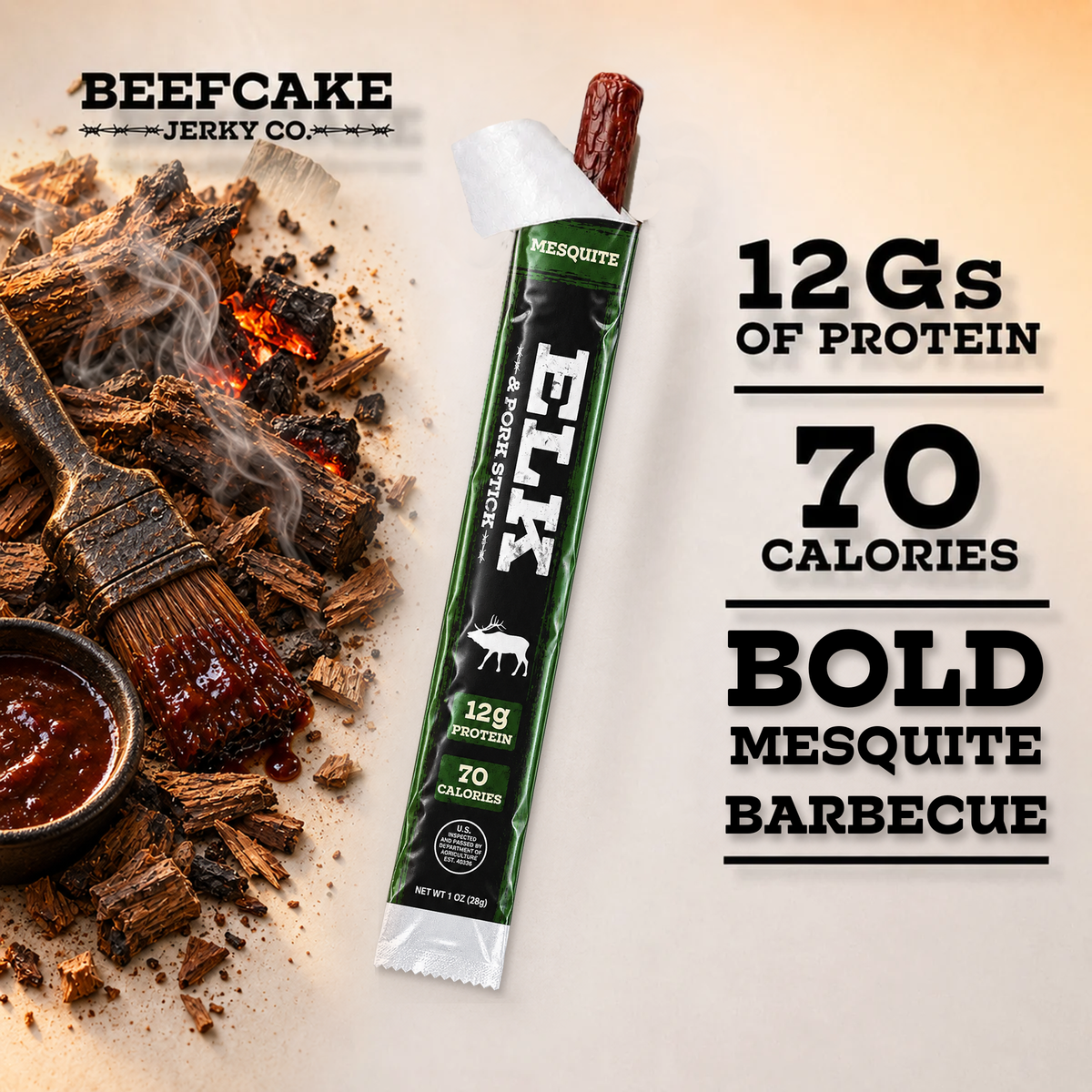 Elk Mesquite Meat Sticks